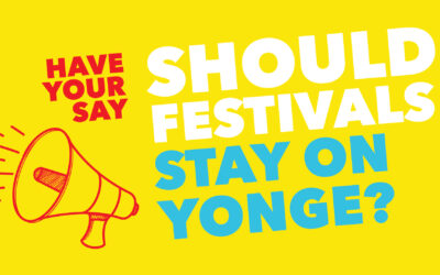 Should festivals stay on Yonge Street?